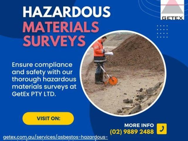Comprehensive Hazardous Materials Surveys | Getex Pty Ltd - 1