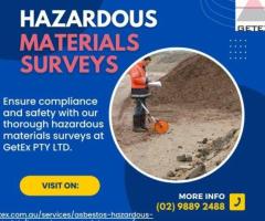 Comprehensive Hazardous Materials Surveys | Getex Pty Ltd