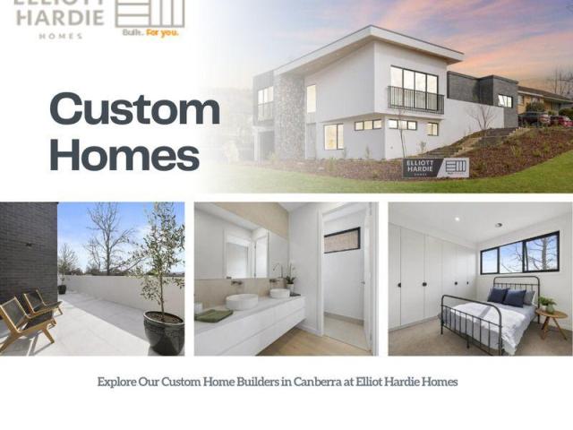 Explore Our Custom Home Builders in Canberra at Elliot Hardie Homes - 1